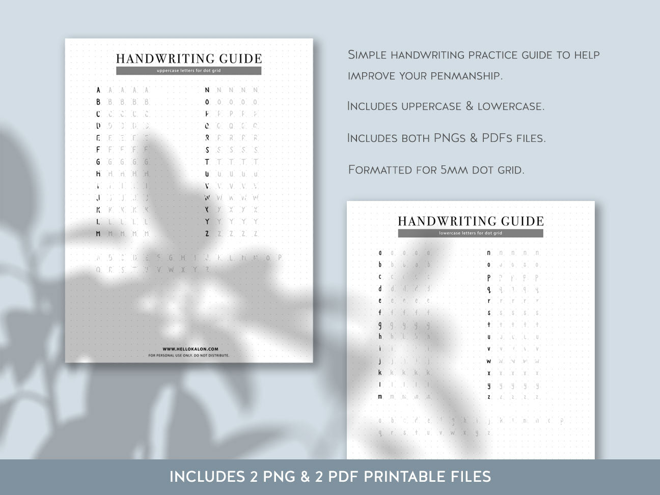 Practice Guide - Printed Handwriting (Digital Product) - SumLilThings