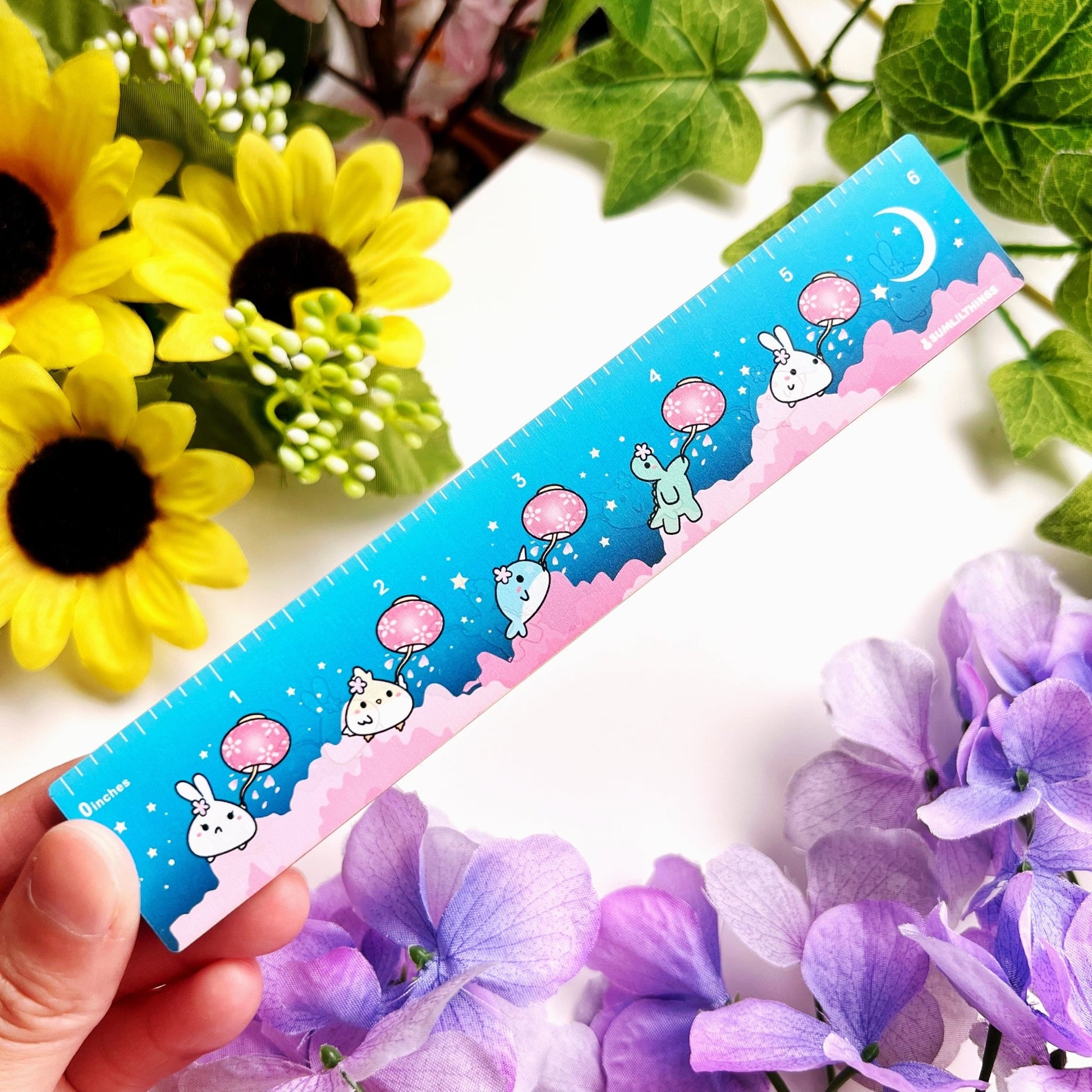 Ruler - Floating Sakura Lantern - Acrylic - SumLilThings