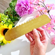 Ruler - Nohnoh Shaped - Brass - SumLilThings