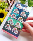Seal Sticker - Donut Food Truck - Holographic - SumLilThings