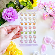 Seal Sticker - Lil' Boba Cups - Transparent - SumLilThings