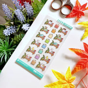 Seal Sticker - Lil' Bookshelf - Transparent - SumLilThings