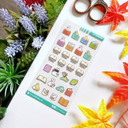 Seal Sticker - Lil' Bookworm - Transparent - SumLilThings