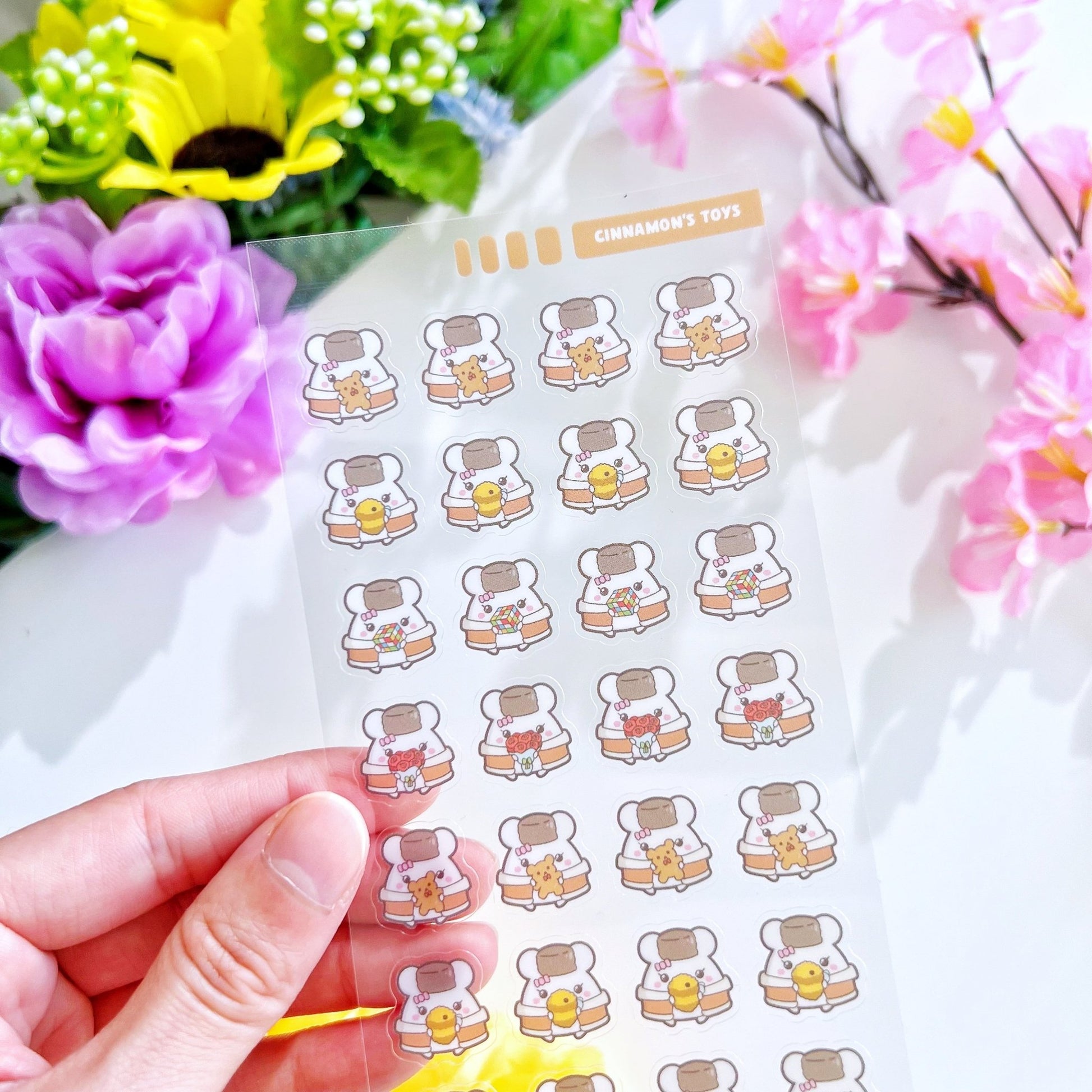 Seal Sticker - Lil' Cinnamon's Toys - Transparent - SumLilThings