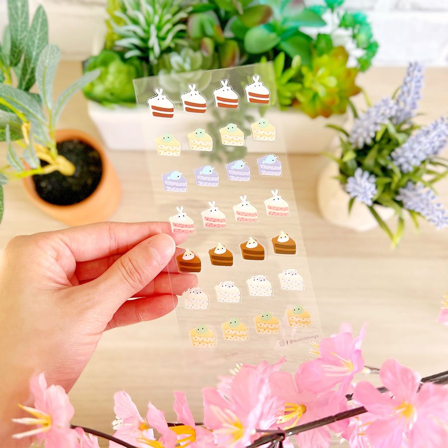 Seal Sticker - Lil' Cupcakes - Transparent - SumLilThings