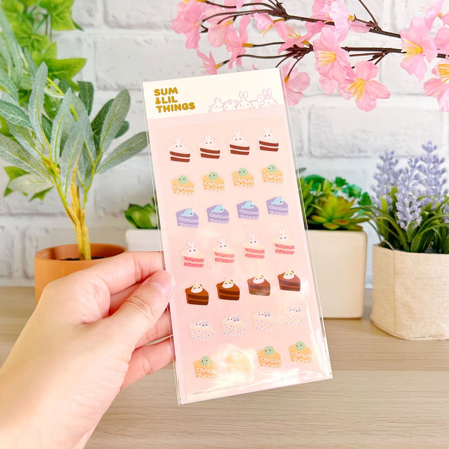 Seal Sticker - Lil' Cupcakes - Transparent - SumLilThings