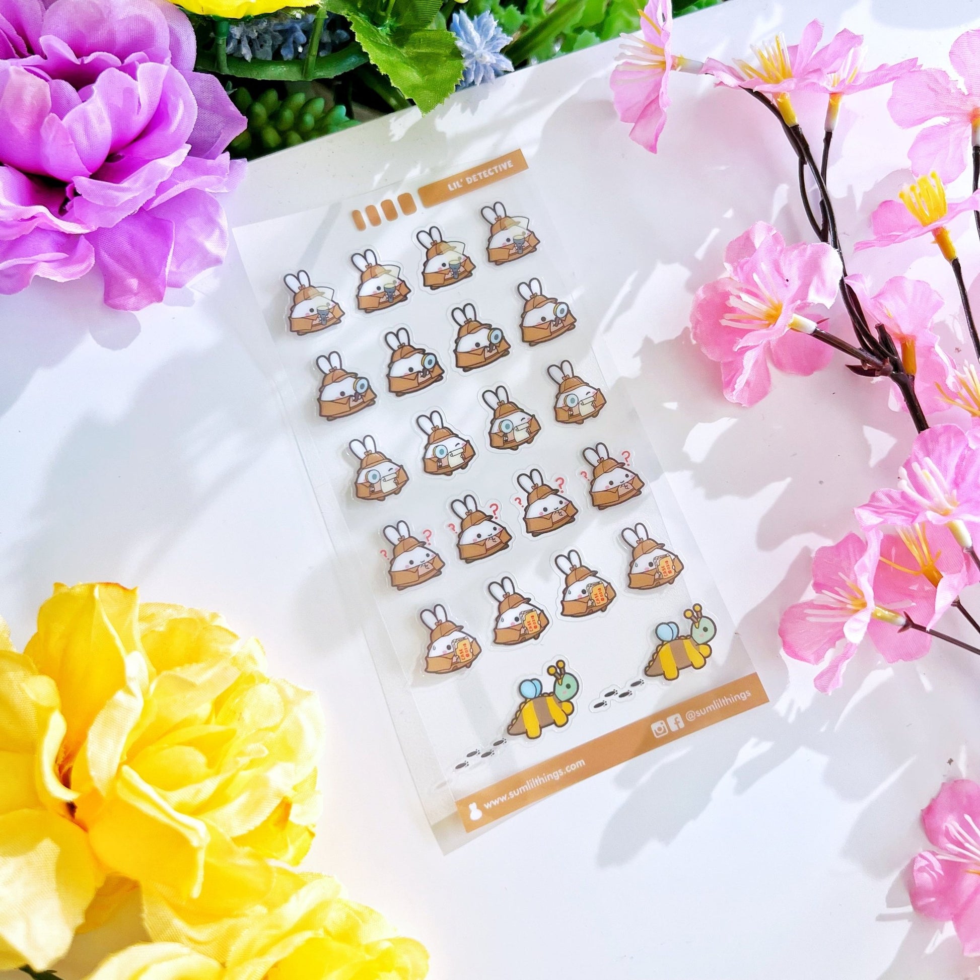 Seal Sticker - Lil' Detective - Transparent - SumLilThings