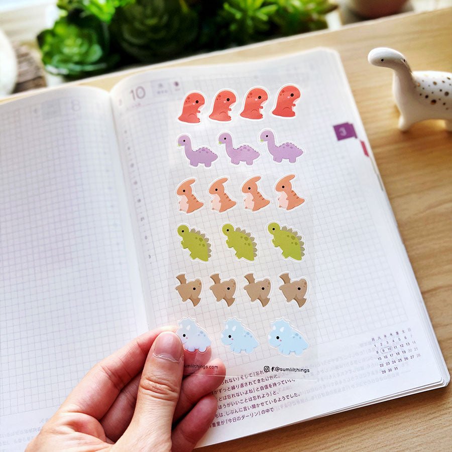 Seal Sticker - Lil' Dinohs - Transparent - SumLilThings