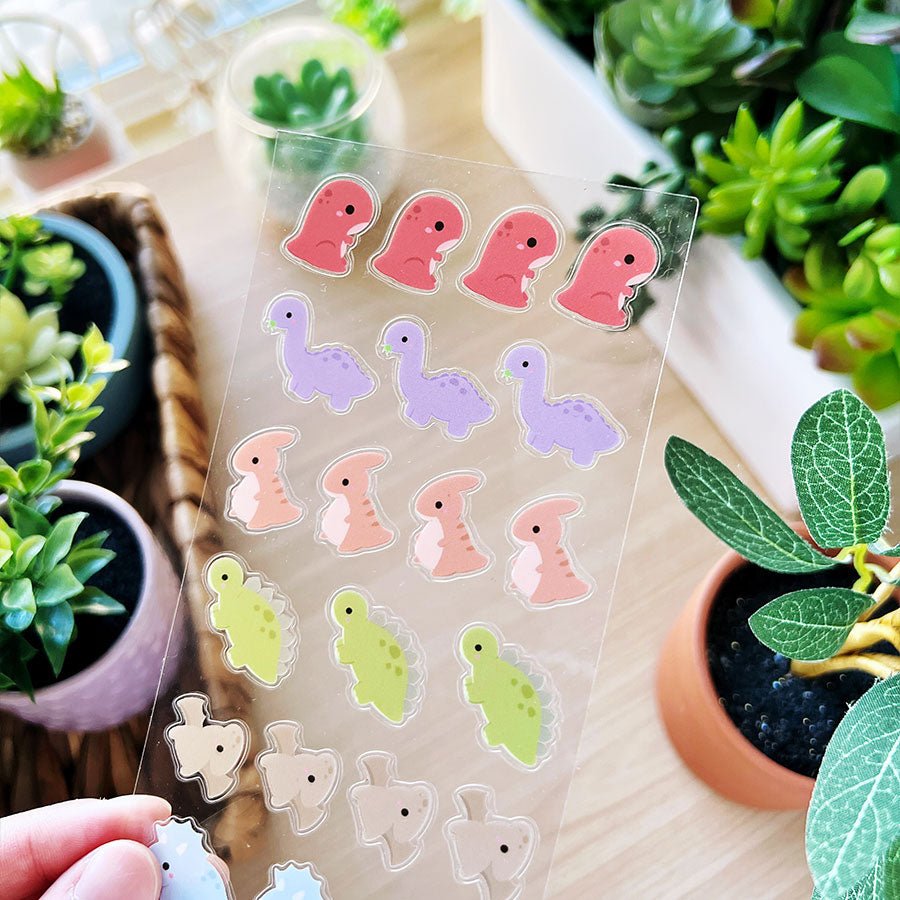 Seal Sticker - Lil' Dinohs - Transparent - SumLilThings
