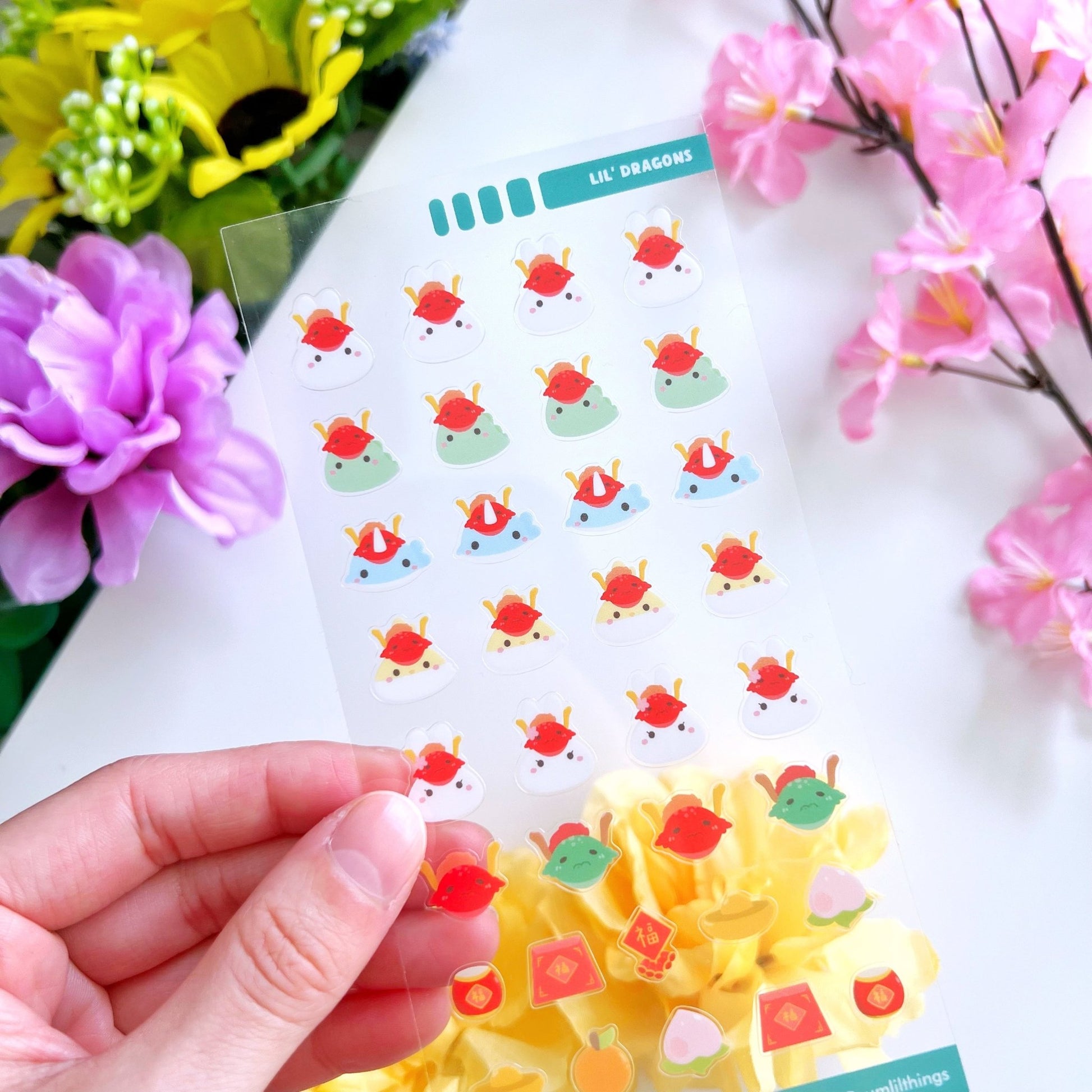 Seal Sticker - Lil' Dragon Dolls - Transparent - SumLilThings