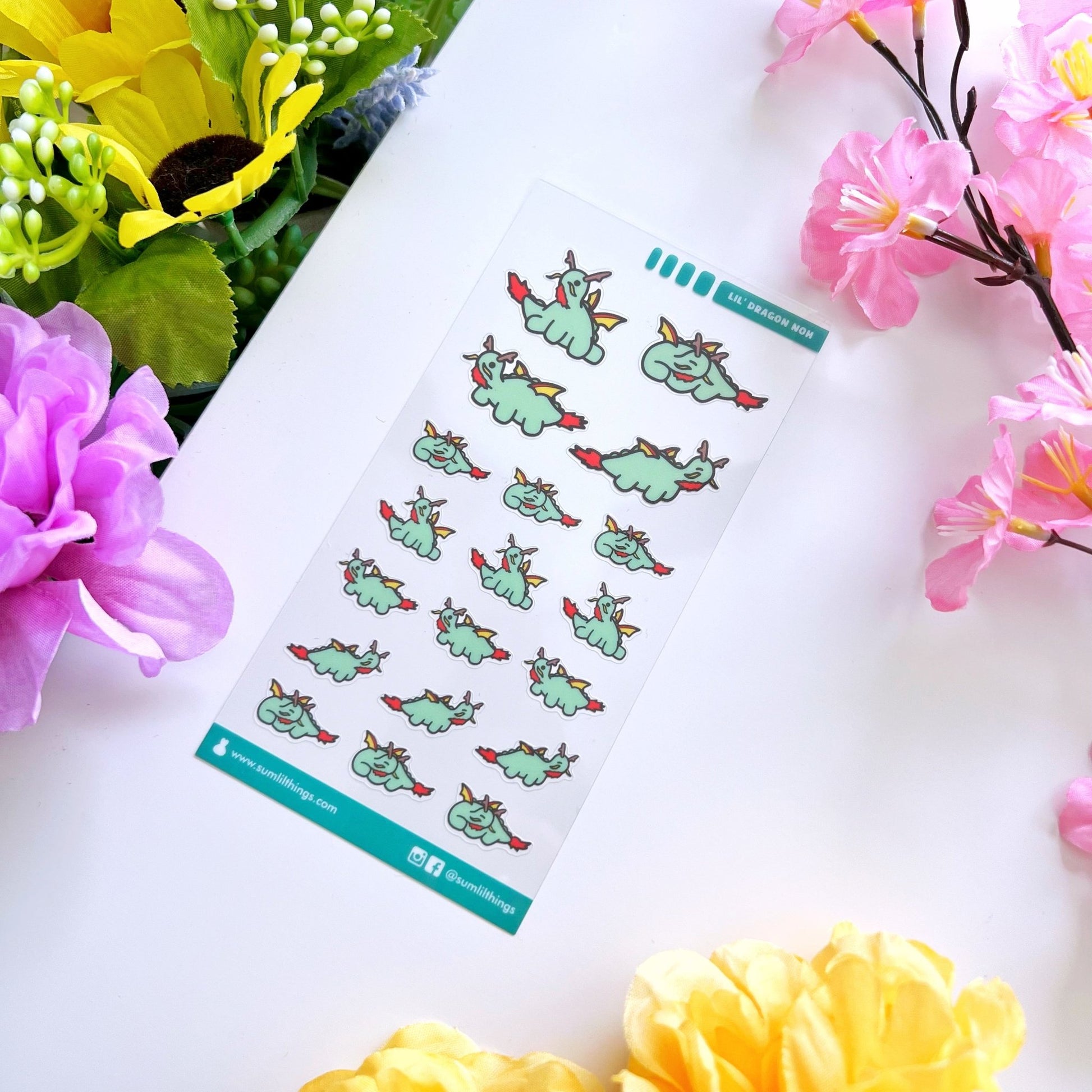 Seal Sticker - Lil' Dragon Nohnoh - Transparent - SumLilThings