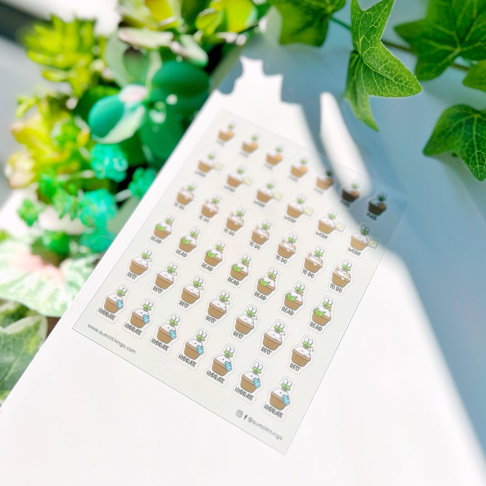 Seal Sticker - Lil&#39; Greenhouse - Transparent - SumLilThings