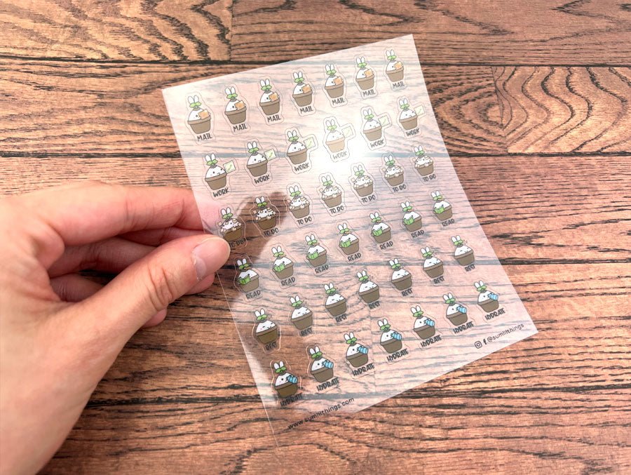 Seal Sticker - Lil' Greenhouse - Transparent - SumLilThings