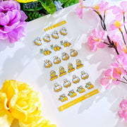 Seal Sticker - Lil' Honeybees - Transparent - SumLilThings