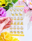 Seal Sticker - Lil' Honeybees - Transparent - SumLilThings