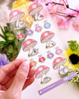 Seal Sticker - Lil' Mushroom Forest - Transparent - SumLilThings