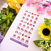 Seal Sticker - Lil' Mushrooms - Transparent - SumLilThings