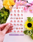 Seal Sticker - Lil' Mushrooms - Transparent - SumLilThings