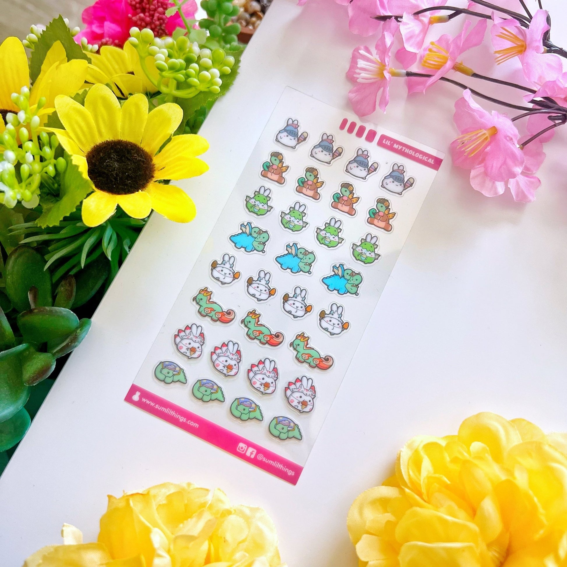 Seal Sticker - Lil' Mythical Creatures Ver. 1 - Transparent - SumLilThings