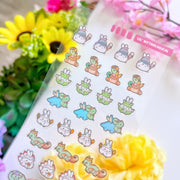Seal Sticker - Lil' Mythical Creatures Ver. 1 - Transparent - SumLilThings