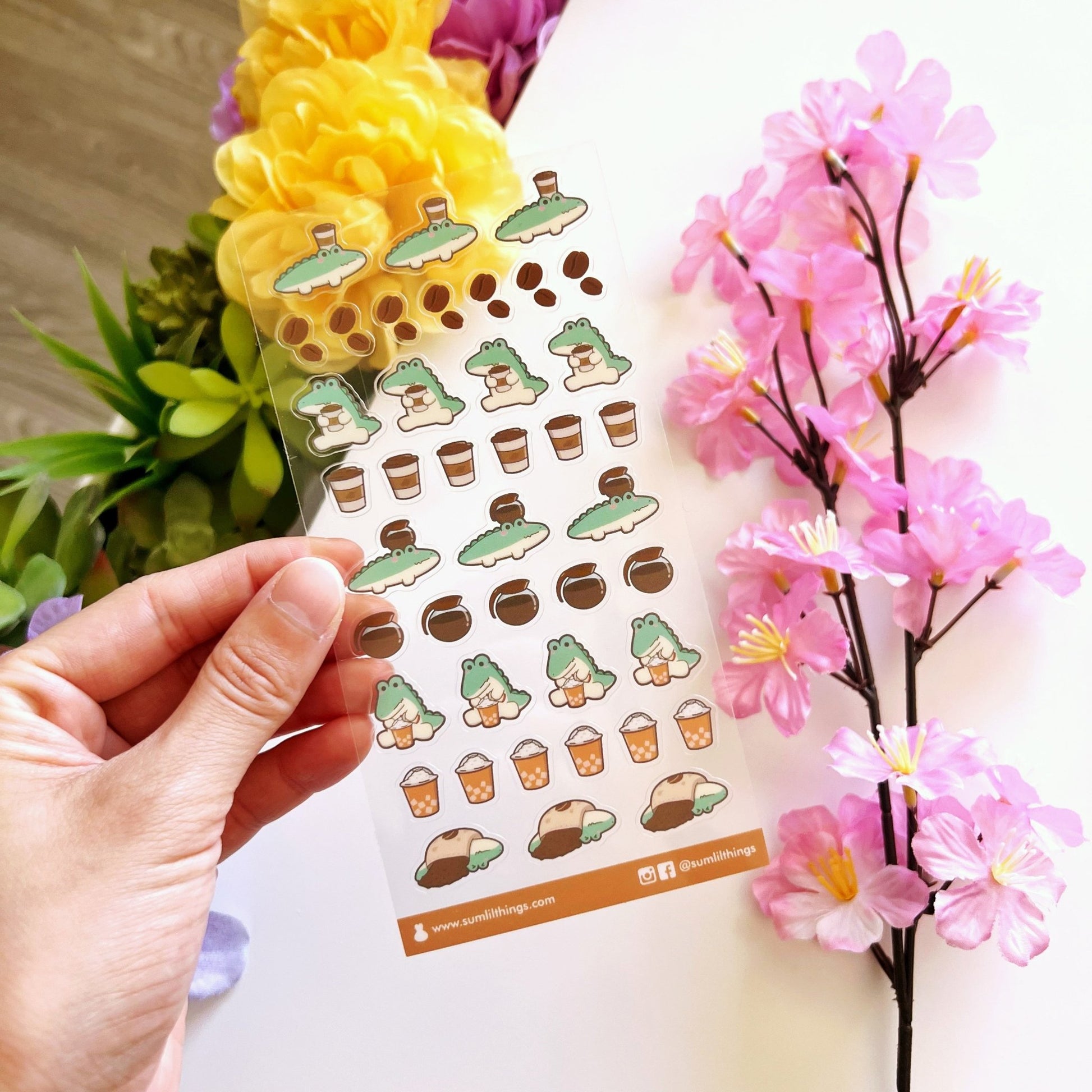 Seal Sticker - Lil' Toto the Crocodile - Transparent (Bundle Exclusive) - SumLilThings