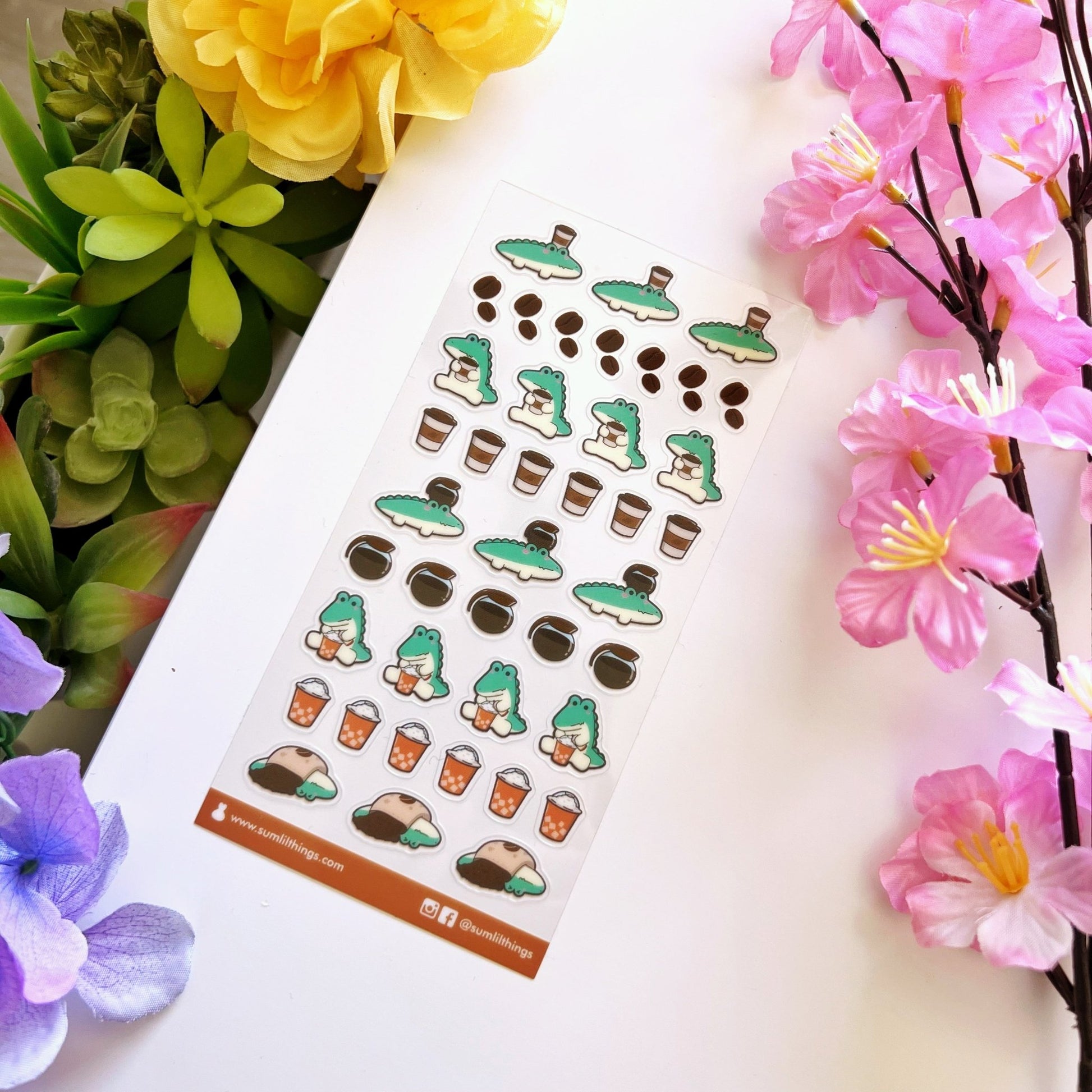 Seal Sticker - Lil' Toto the Crocodile - Transparent (Bundle Exclusive) - SumLilThings