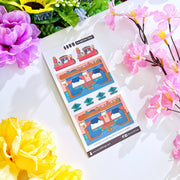 Seal Sticker - Lil' Vintage Train (Build Your Scene) - Matte - SumLilThings