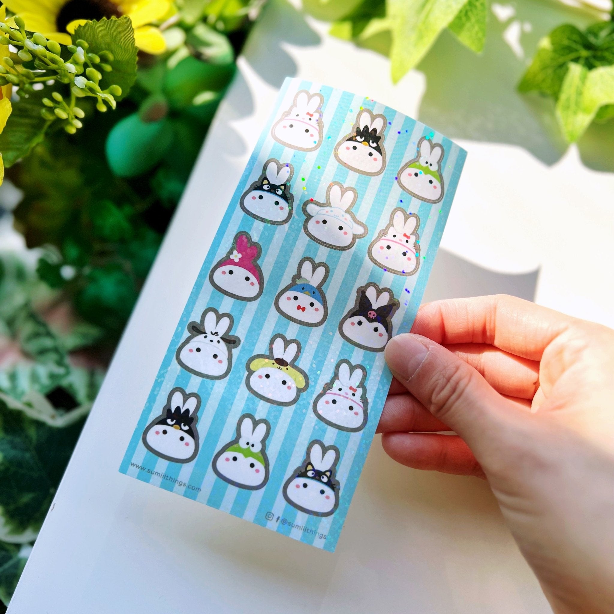 Seal Sticker - Mix Lilrio Blue - Holographic - SumLilThings