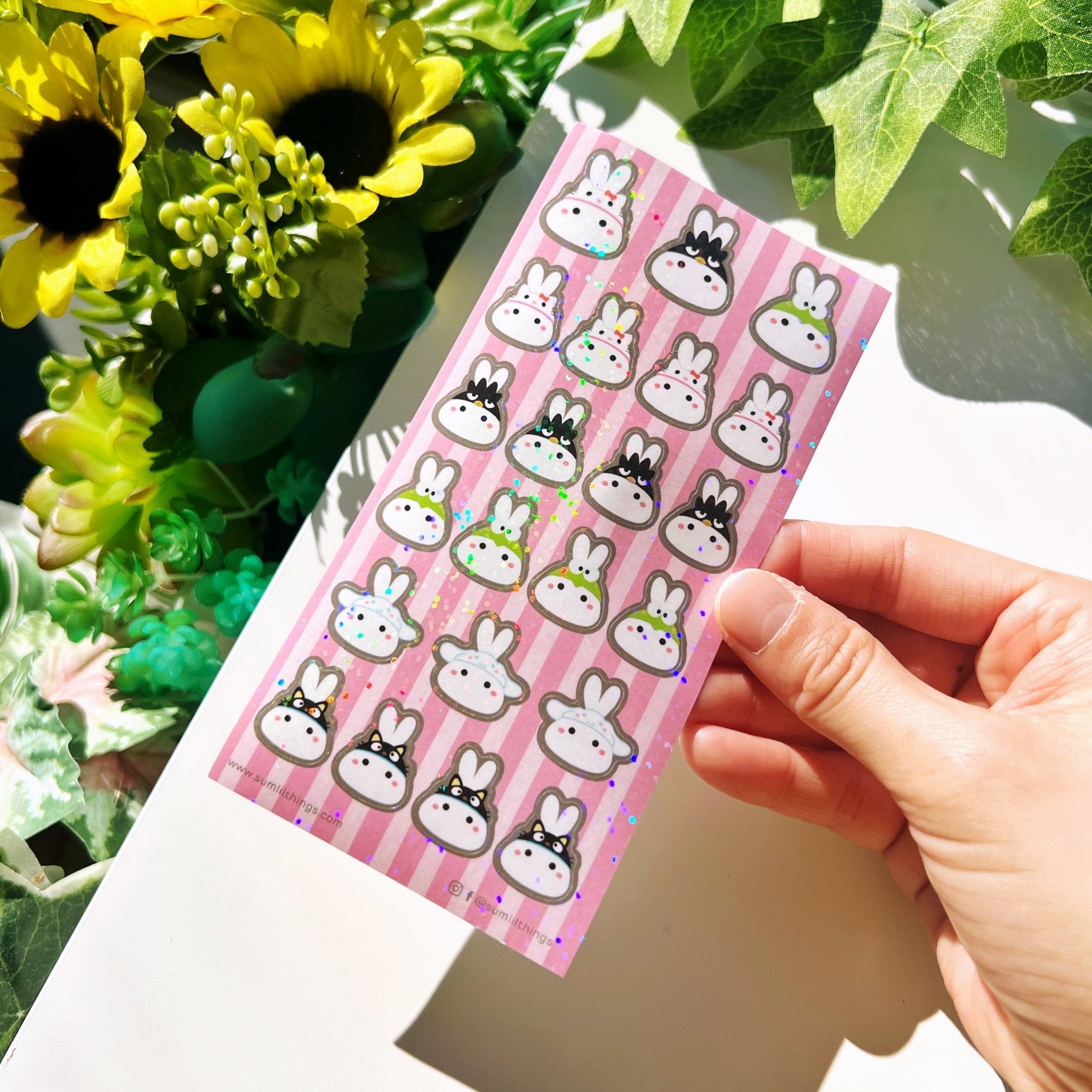 Seal Sticker - Mix Lilrio Pink - Holographic - SumLilThings