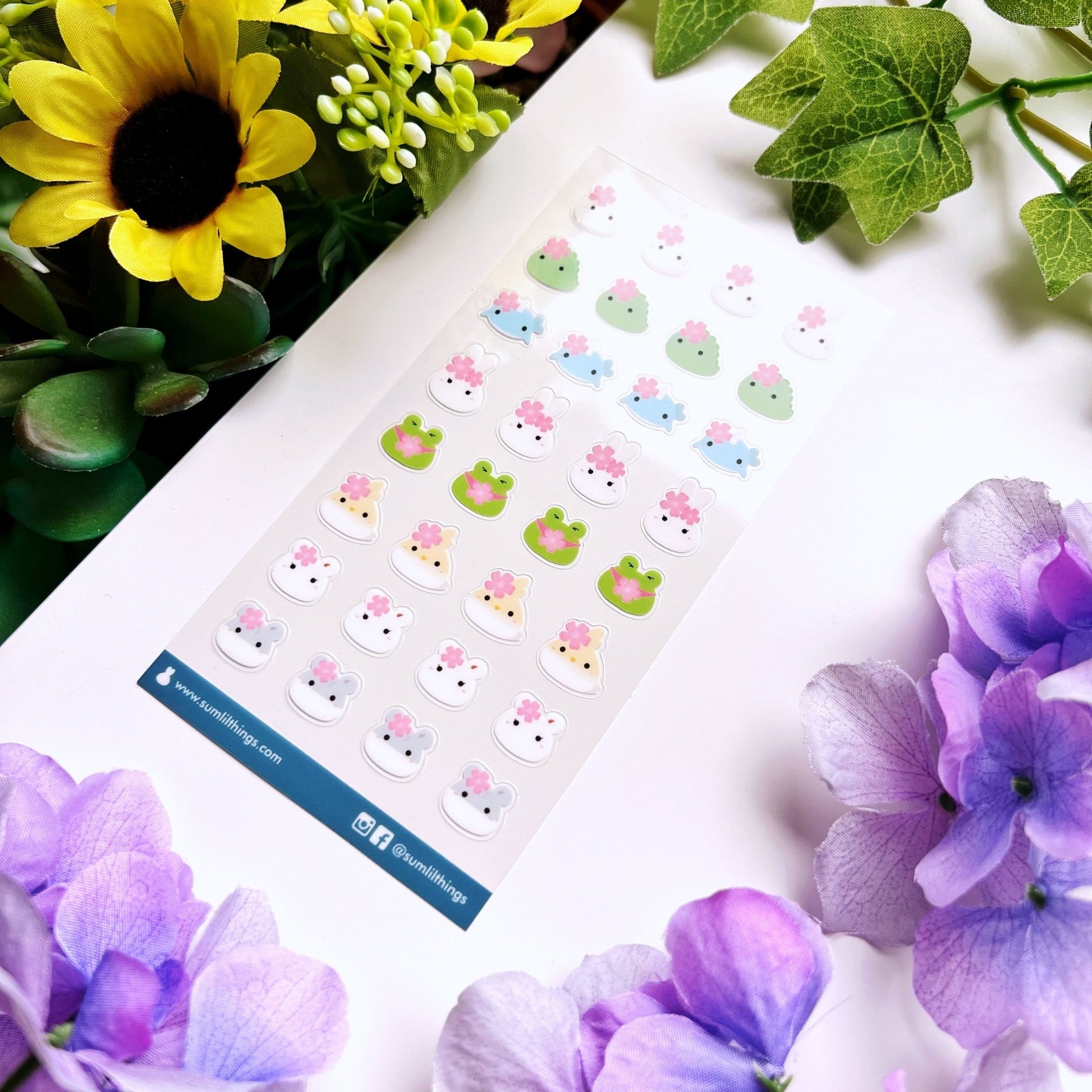 Seal Sticker - Sakura Dolls - Transparent - SumLilThings