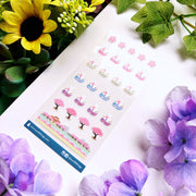 Seal Sticker - Sakura Lil Kimonos - Transparent - SumLilThings