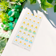 Seal Sticker - Scrub Bubbles Dolls - Transparent - SumLilThings