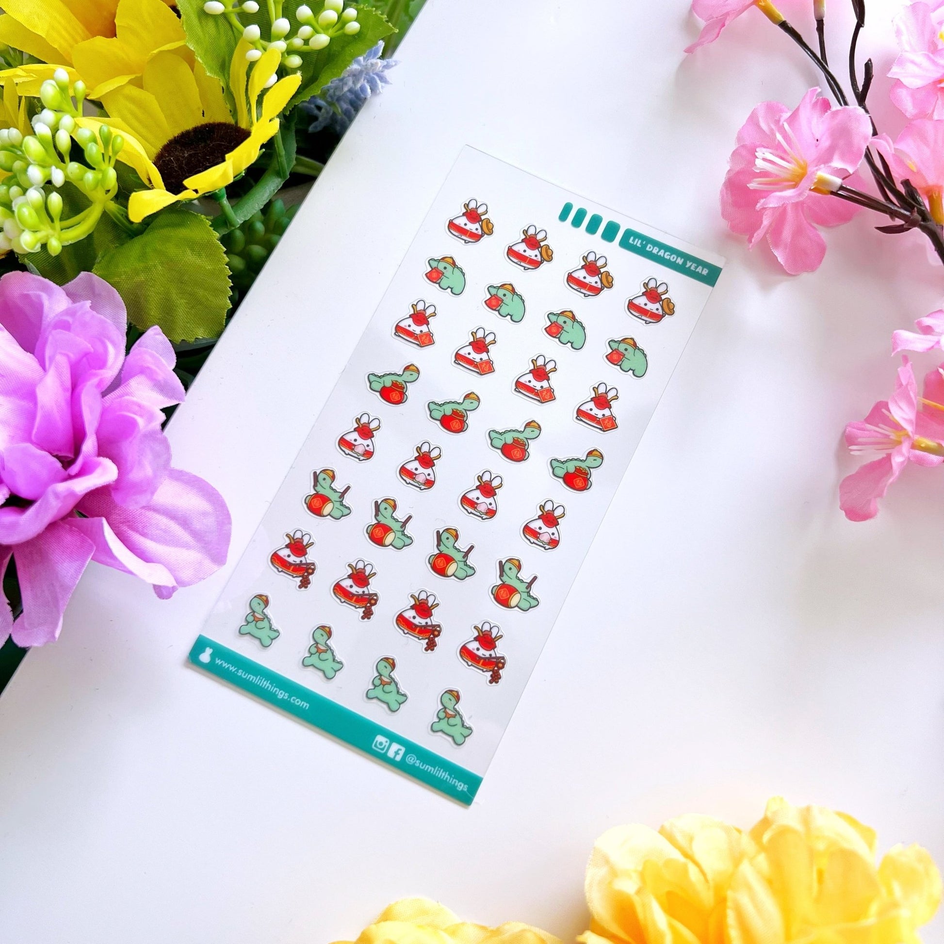 Seal Sticker - Year of the Dragon - Transparent - SumLilThings