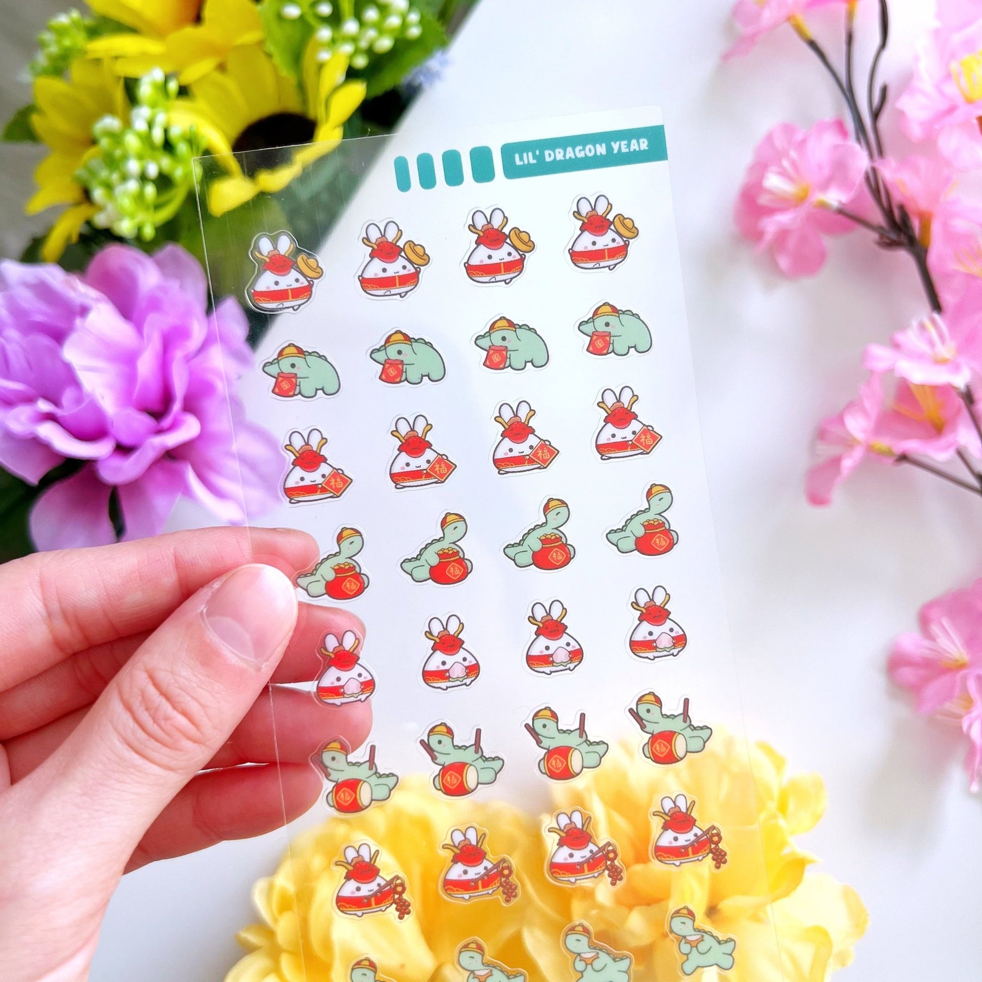 Seal Sticker - Year of the Dragon - Transparent - SumLilThings