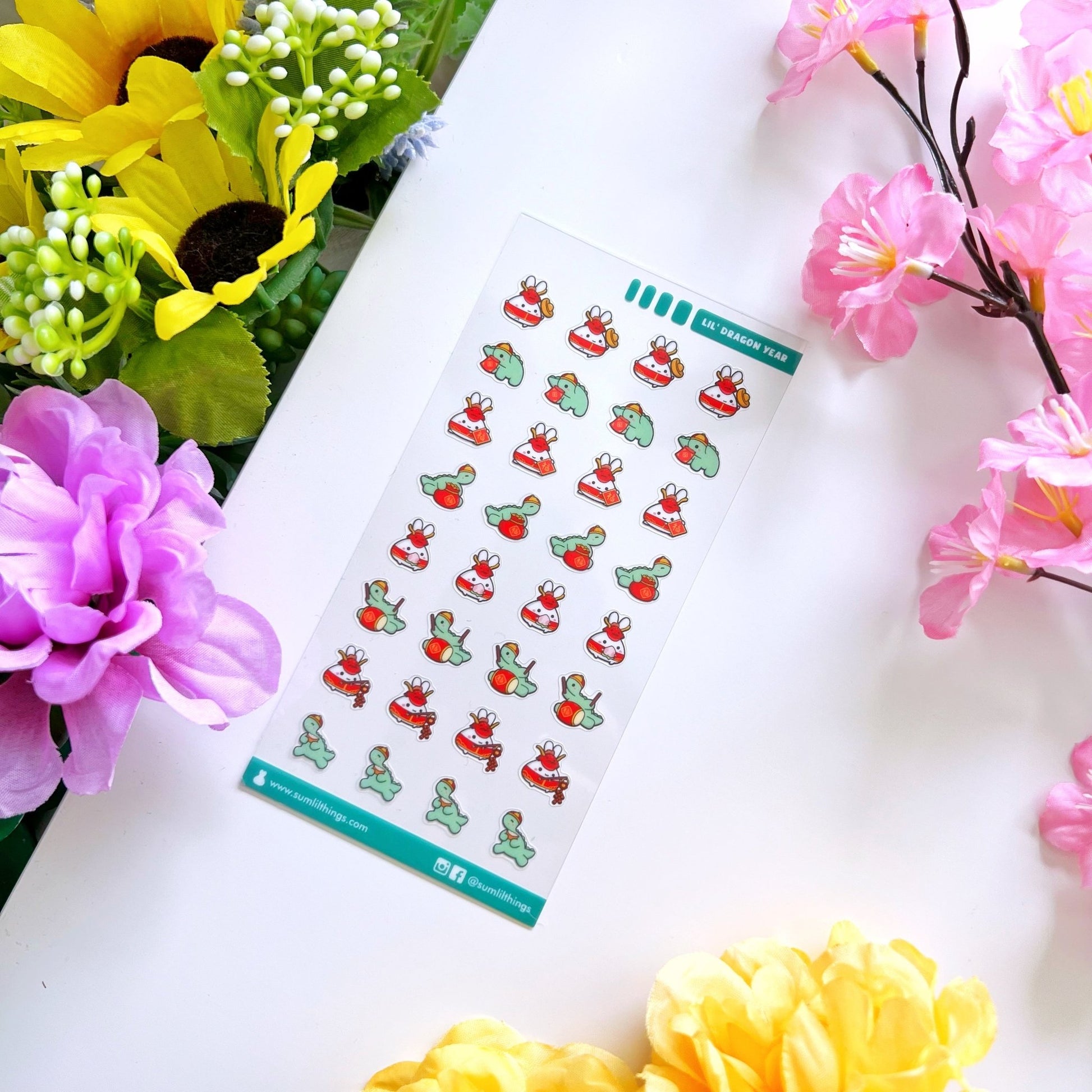 Seal Sticker - Year of the Dragon - Transparent - SumLilThings