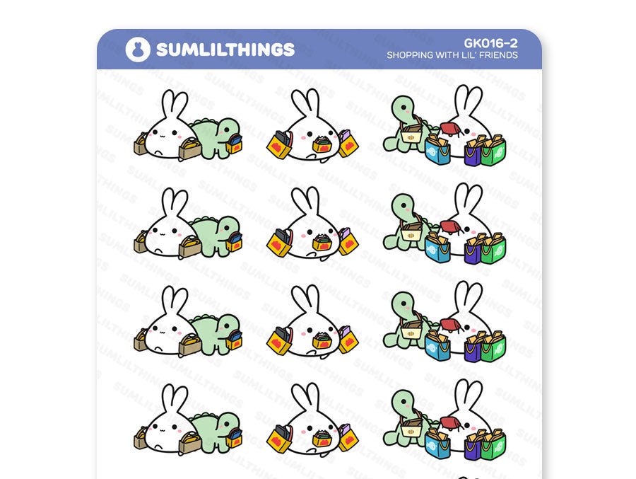 Shopping with Lil' Friends // SLT x OMWL Stickers - SumLilThings