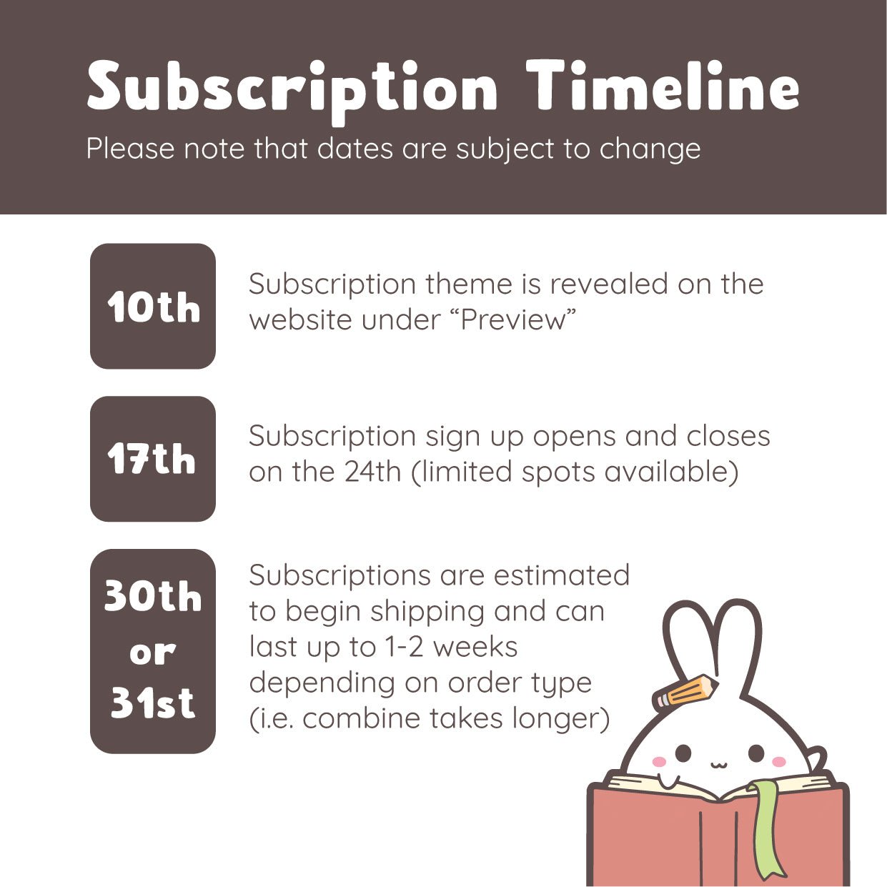 SLT Mini Vertical Sticker Subscription (Month-to-Month Plan) - SumLilThings