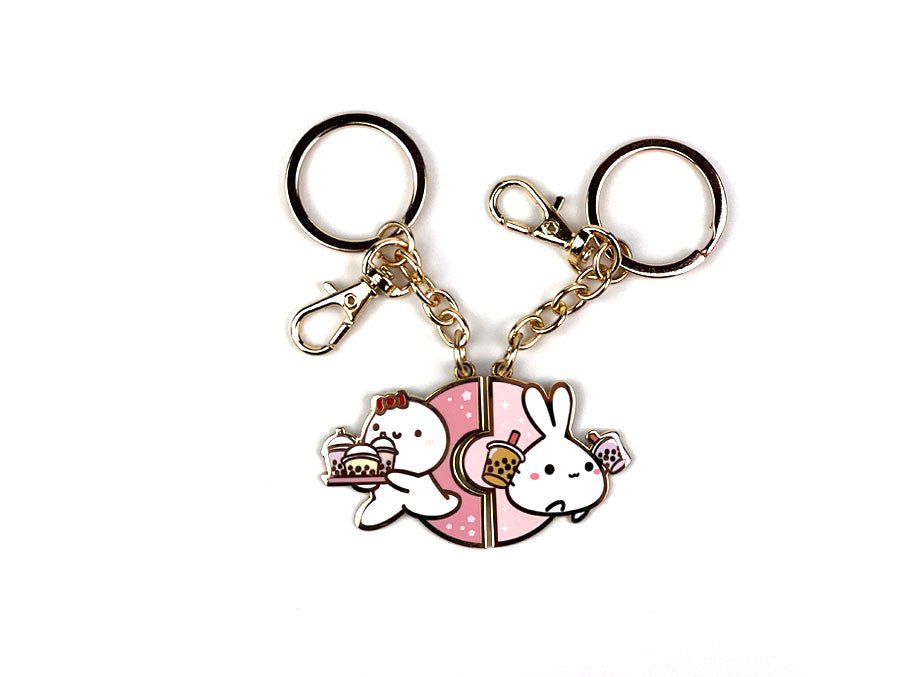 SLT x OMWL Hello Friends - Boba Run with Friends Keychain (Lil's Half) - SumLilThings