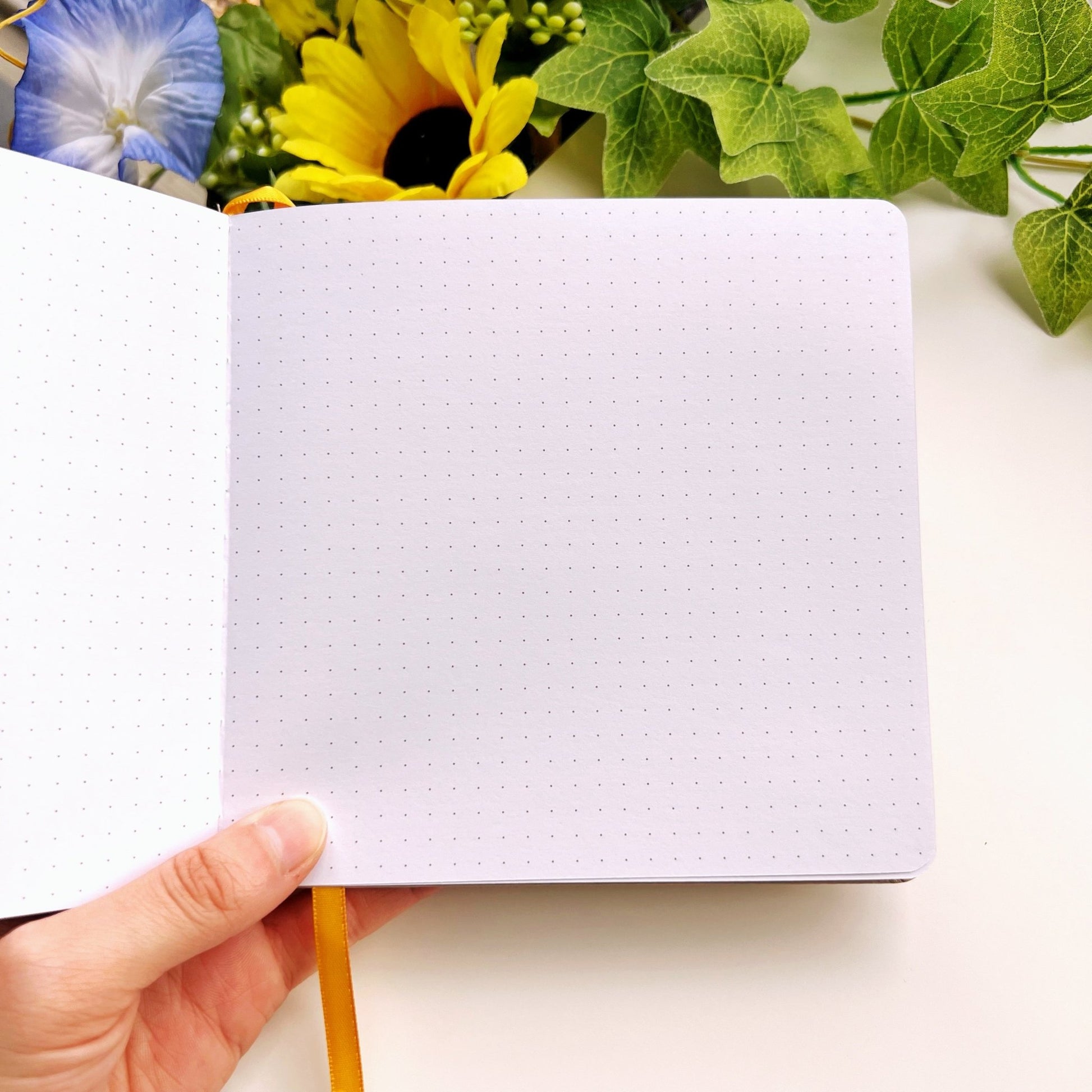 Square PU Notebook - Lunar New Year - Gold Foil (Dot Grid) - SumLilThings