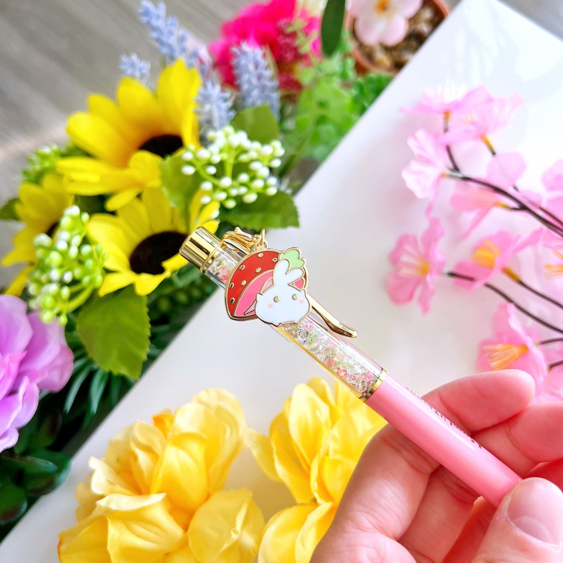 Stardust Writing Pen - Lil's Strawberry (0.5mm Red Gel Ink) - SumLilThings