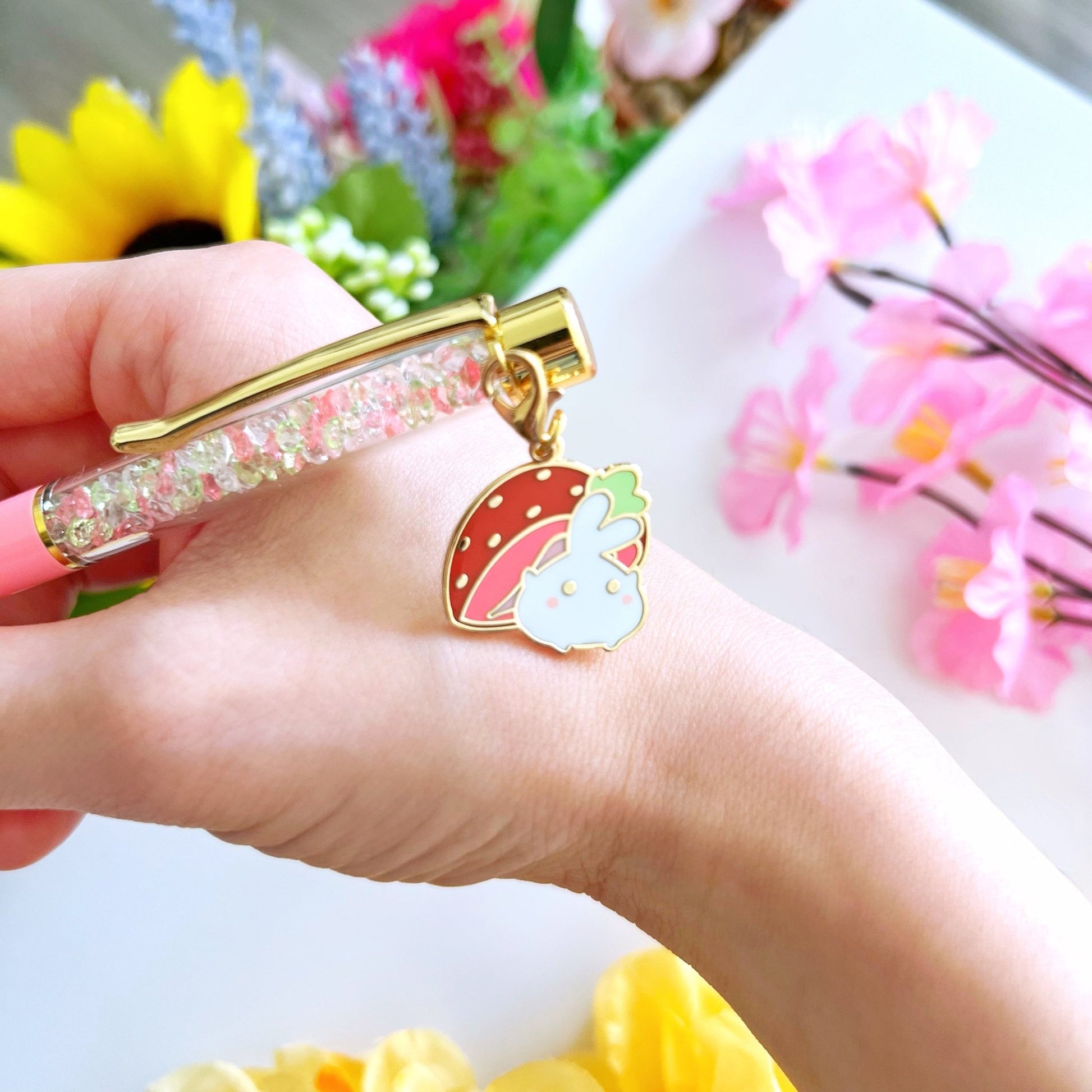 Stardust Writing Pen - Lil's Strawberry (0.5mm Red Gel Ink) - SumLilThings