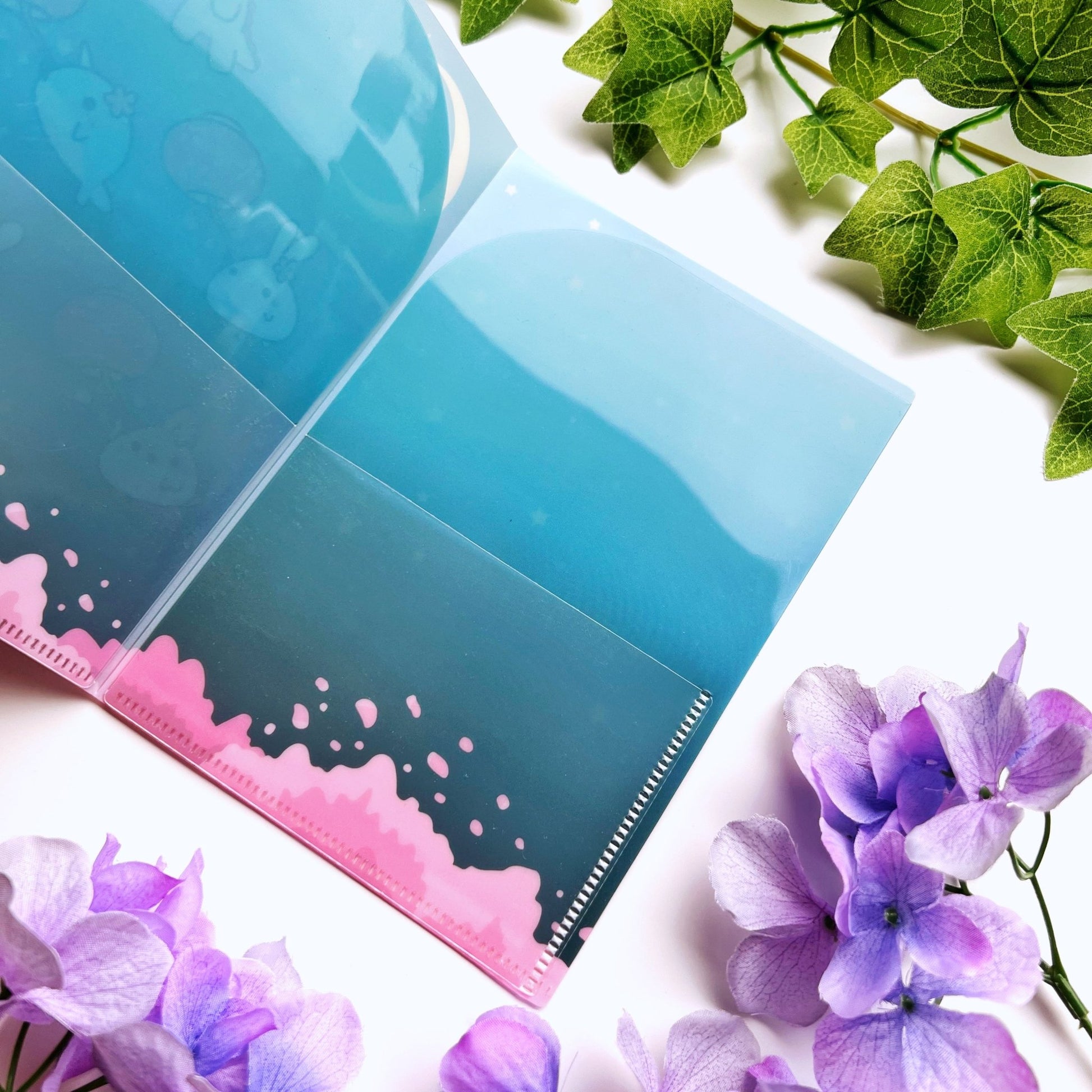 Sticker Folder - Floating Sakura Lanterns (B6 Size) - SumLilThings