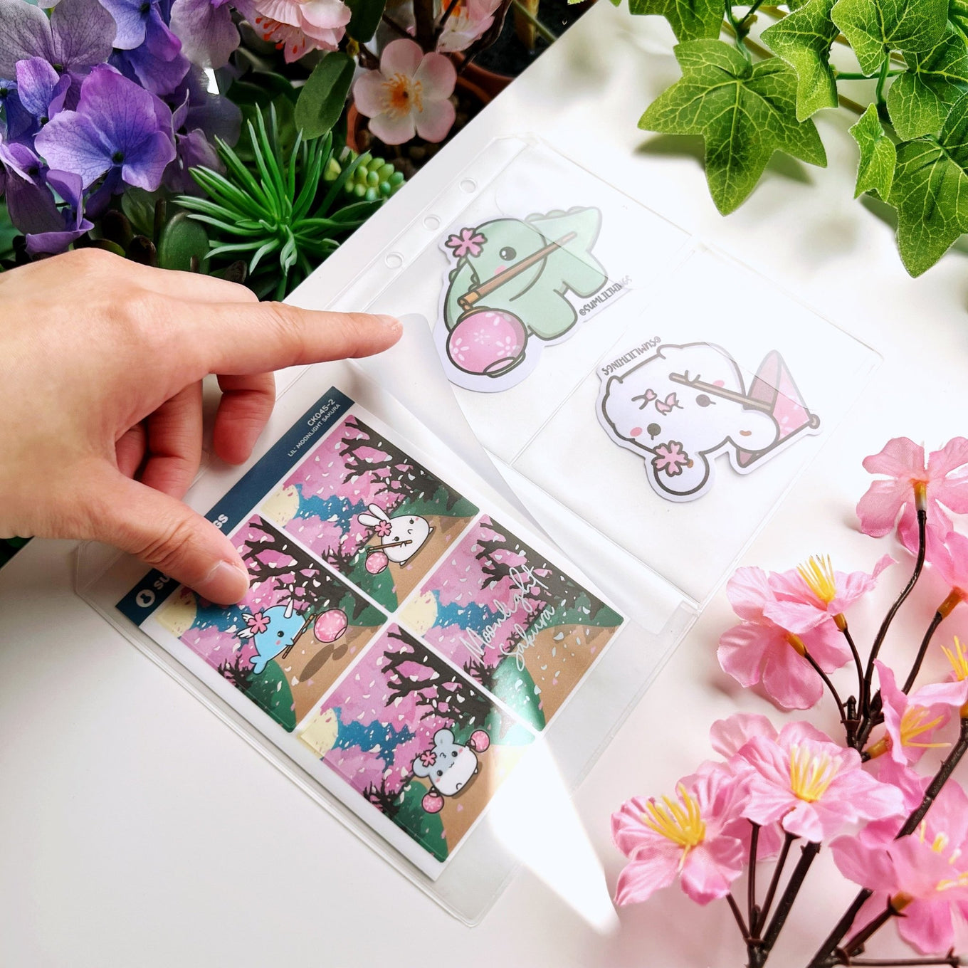 Sticker Inserts - 3 Pockets Sleeve (Set of 5) - SumLilThings