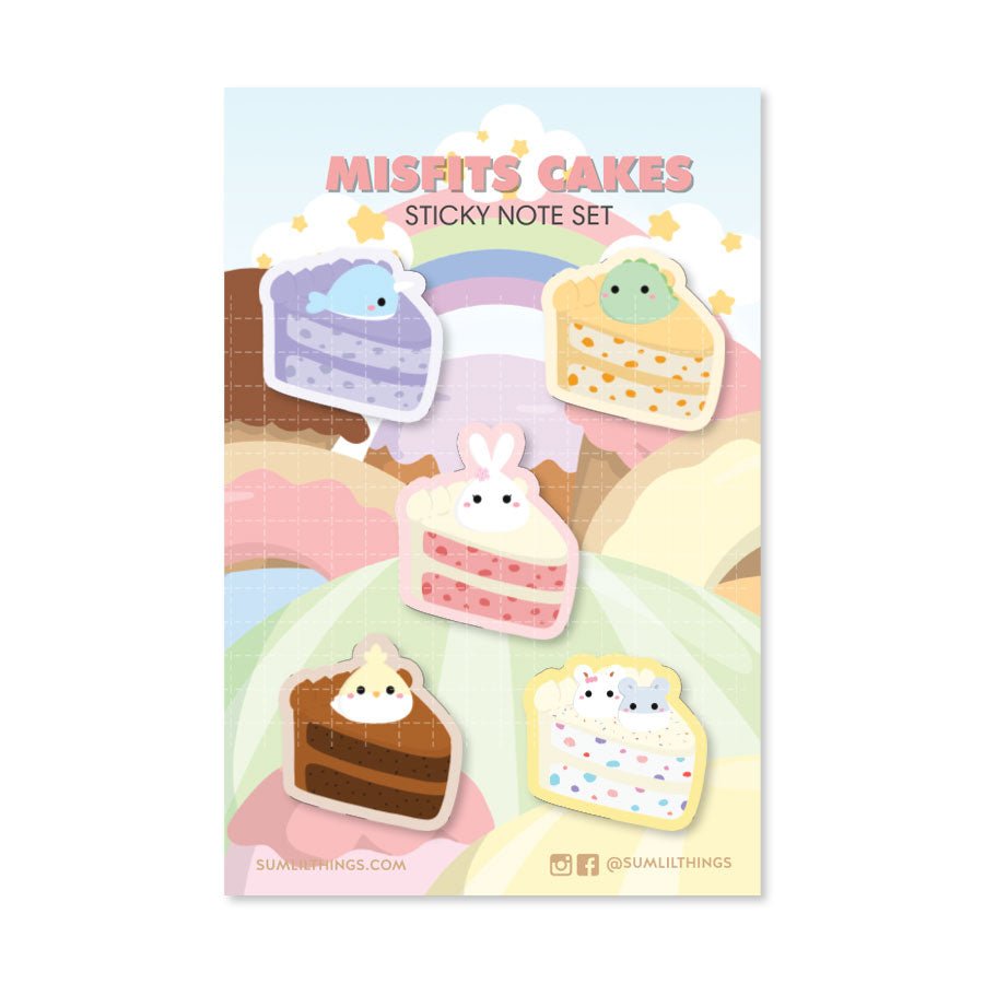Sticky Notes - Lil' Cupcakes (Set of 5) - SumLilThings