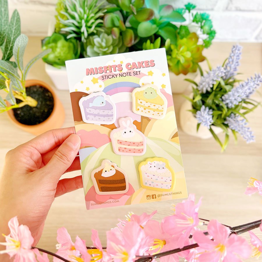 Sticky Notes - Lil' Cupcakes (Set of 5) - SumLilThings