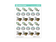 SumNohThings - (12) Treasure Hunt Deco Sheet - SumLilThings