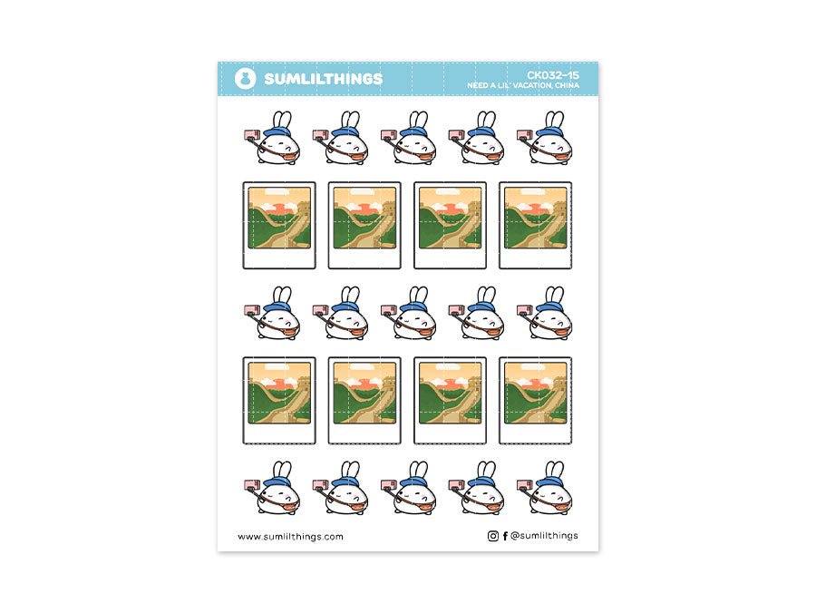 Trip to China Stickers - SumLilThings