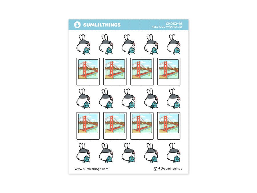Trip to San Francisco Stickers - SumLilThings