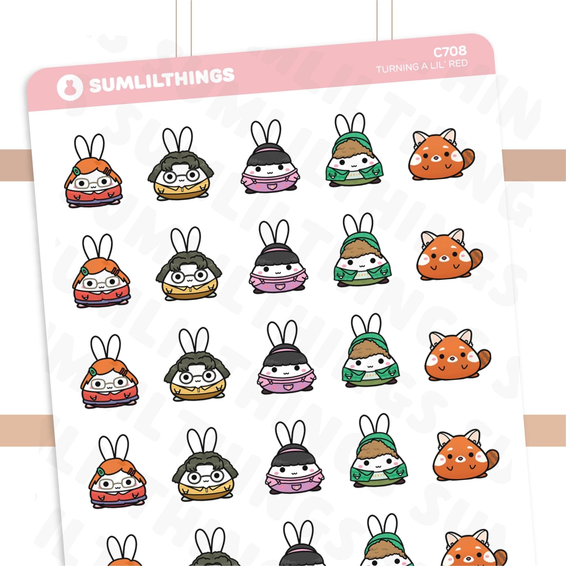 Turning a Lil' Red Stickers - SumLilThings