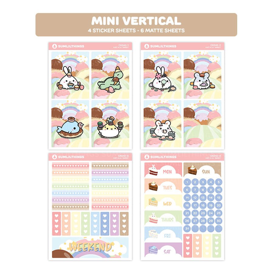 Vertical Kit - Just A Lil' Sweet (10 Pages) - Holographic - SumLilThings